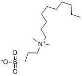 葵基碱基甜菜碱  Sulfobetaine 10 (3-(Decyldimethylammonio)­propane­sulfonate inner salt )  15163-36-7