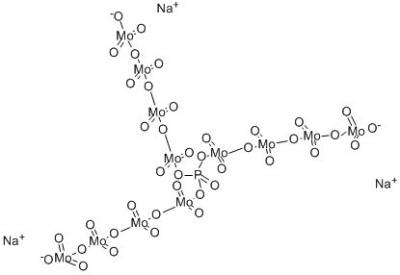 磷钼酸钠  Sodium phosphomolybdate,hydrate   1313-30-0